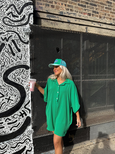 Makin' Mems Romper // Kelly Green