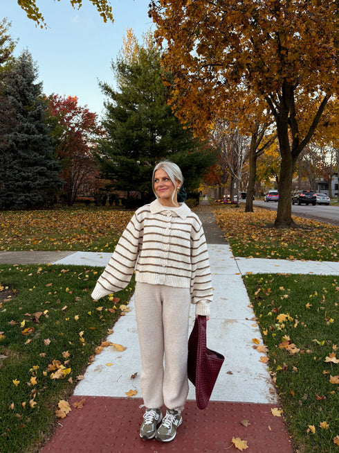 Easy Street Striped Cardigan *RESTOCKED*