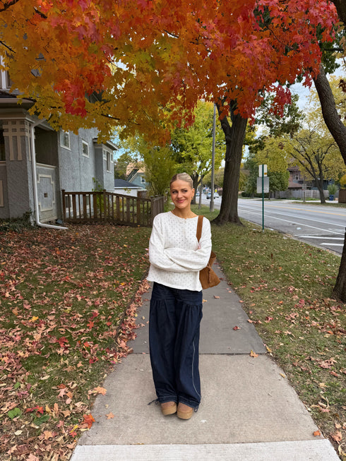 Everyday Pointelle Cutie // Dove