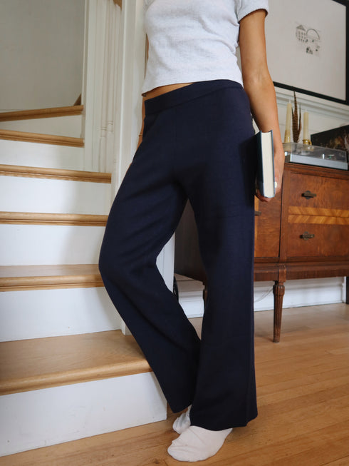 Slow Mornings Pant // Navy *RESTOCKED*
