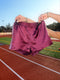 Track Star Satin Shorts // Maroon