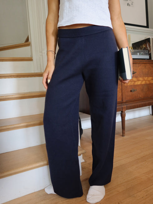 Slow Mornings Pant // Navy *RESTOCKED*