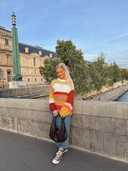 Autumn Energy Striped Sweater