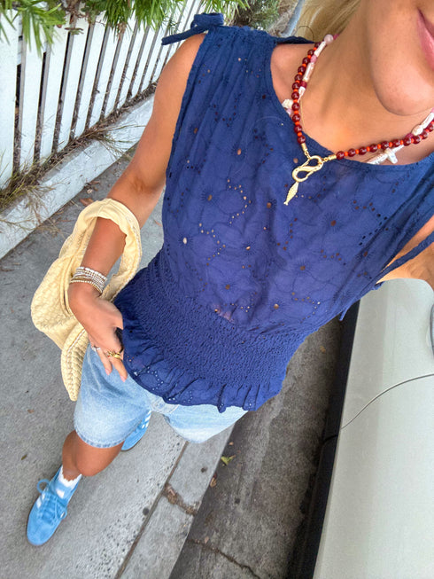 Sundazed Top // Navy