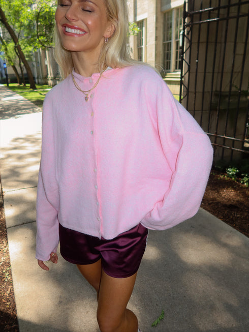 Coco Cutie Cardigan // Baby Pink