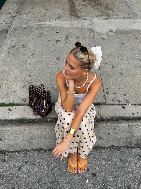 Tiramisu Skirt // Cream