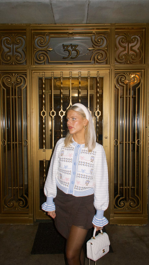 You Bow Girl Cardigan *RESTOCKED*