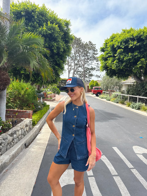 Beachtown Girl Short // Denim