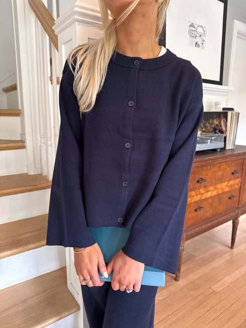 Slow Mornings Cardigan // Navy *RESTOCKED*