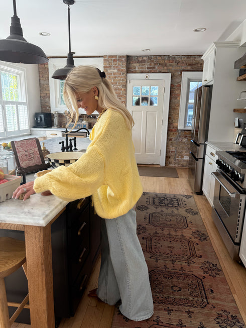 Cottage Cardigan // Golden