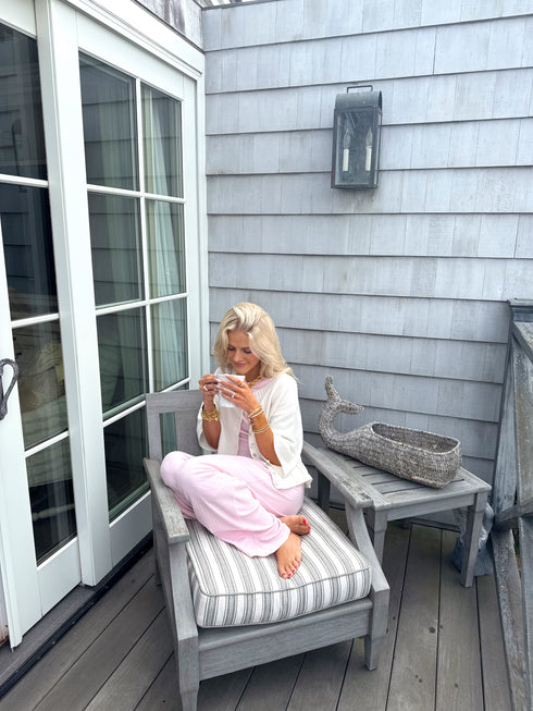 Coastal Cardigan // White