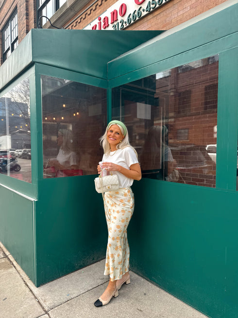 Secret Garden Satin Skirt