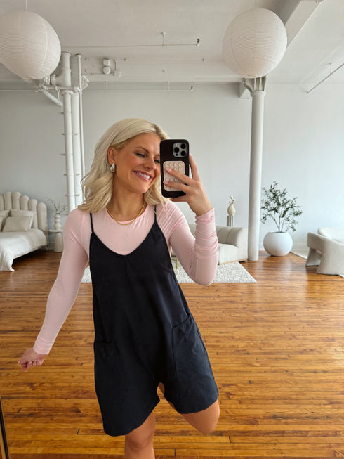 Summer People Romper // Navy