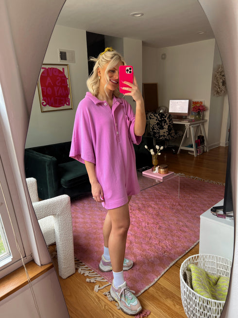 Summer BFF Romper// Peony