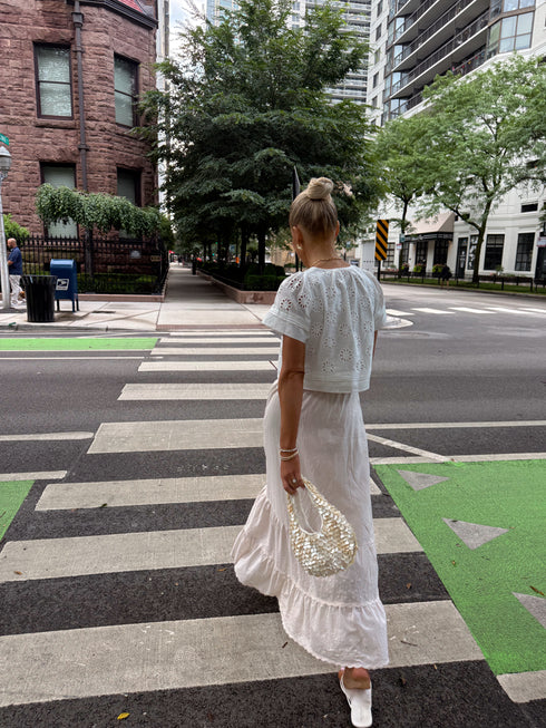 Morning Market Top // White