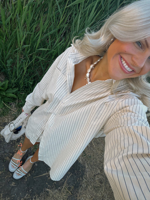 Boyish Babe Button Up