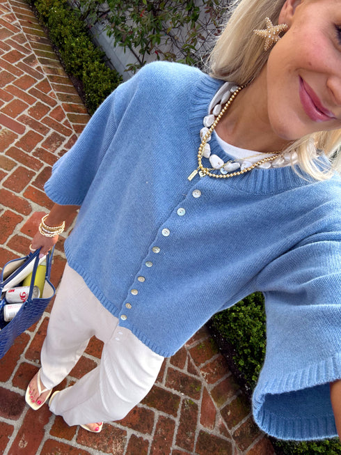 Coastal Cardigan // Ocean Blue