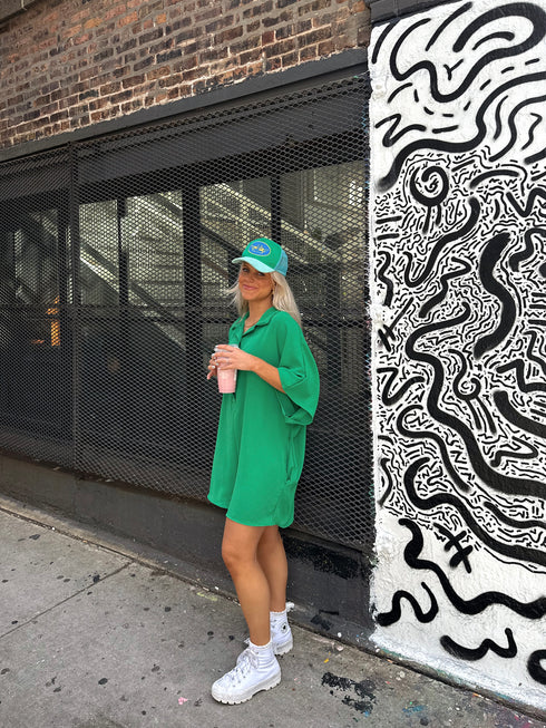 Makin' Mems Romper // Kelly Green