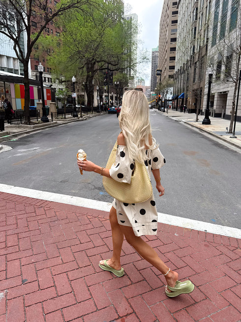 Flirt Back Dot Dress *RESTOCKED*