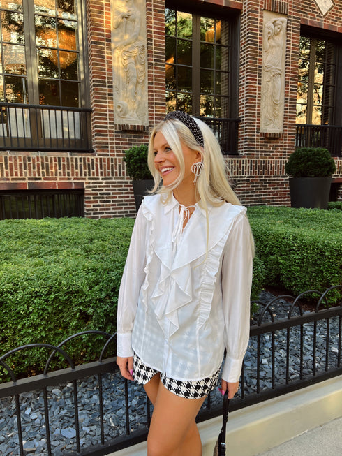 Upper East Side Frill Top