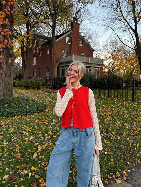 Holly Girl Knit Vest