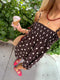 Dot Dress // Chocolate