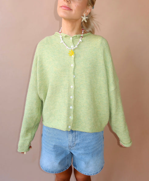 Coco Cutie Cardigan // Lime *RESTOCKED*