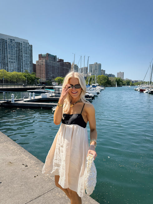 Fun in the Sun Dress // Natural *RESTOCKED*