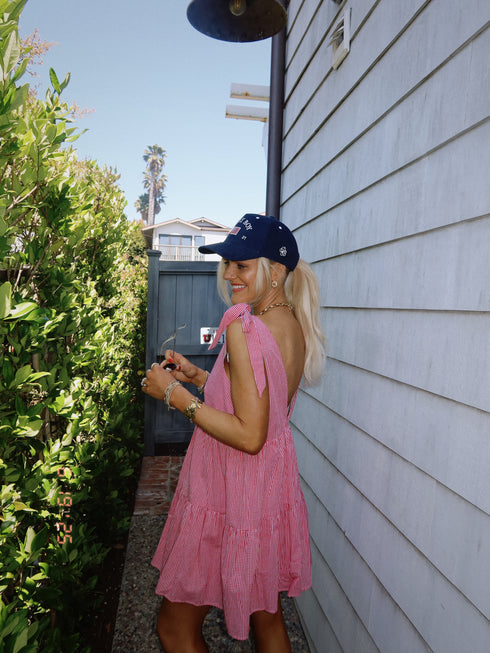 Flirty Fourth Dress // Red Gingham