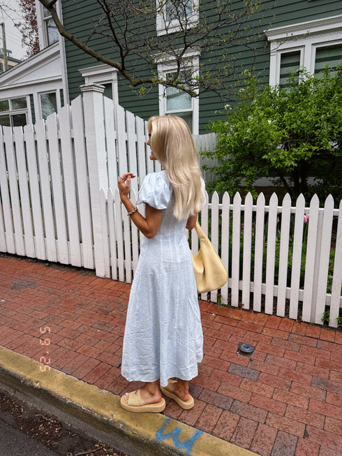 Stay Sunny Dress// Blue