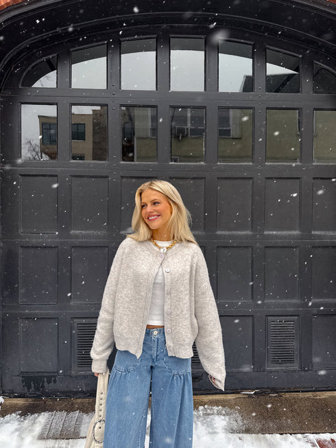 The Kennedy Cardigan // Gray