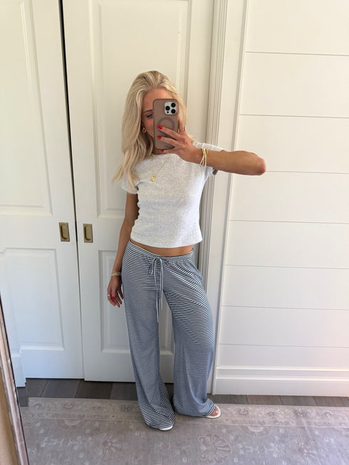 Sunny and Striped Pants // Navy