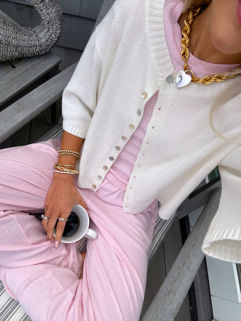 Coastal Cardigan // White