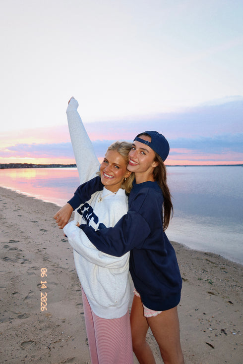 Coco Girl Mockneck // True Blue