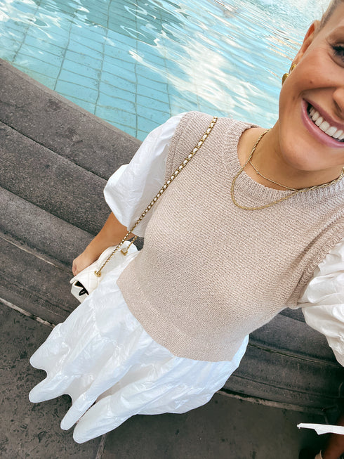 Fall in Paris Dress // White