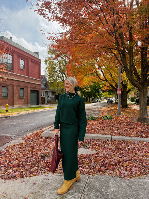 Evergreen Dream Knit Set