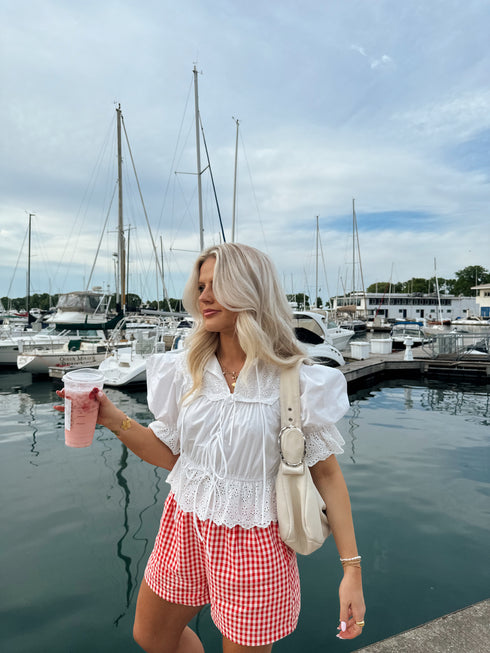 Starry Eyed Shorts // Red