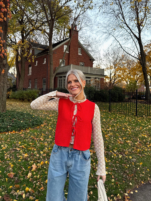 Holly Girl Knit Vest