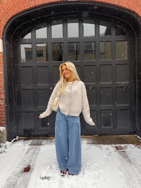 The Kennedy Cardigan // Gray