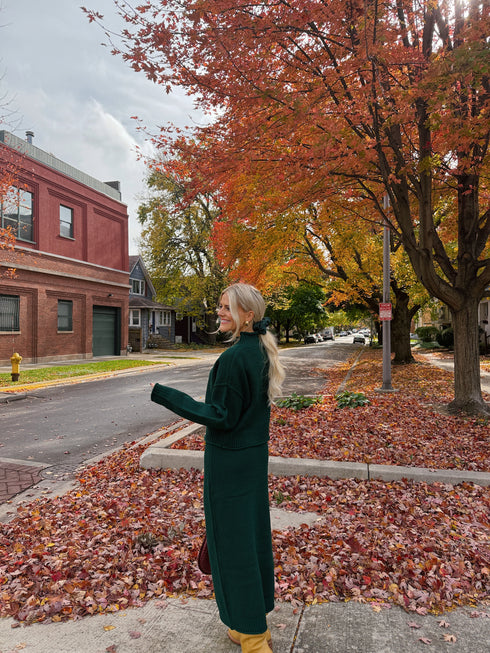 Evergreen Dream Knit Set