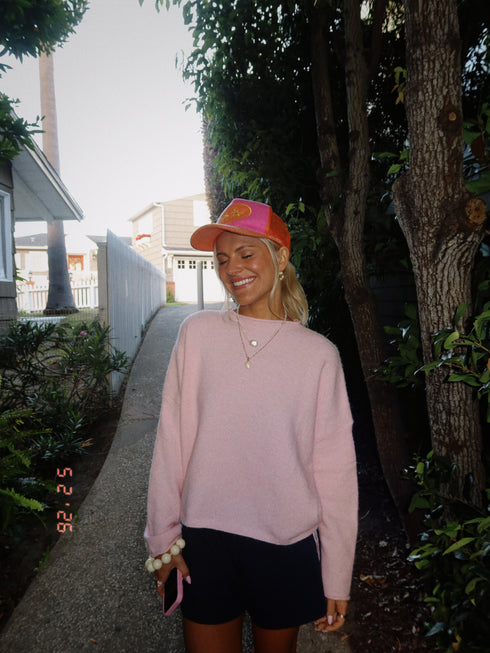 Sun Club Knit // Baby Pink