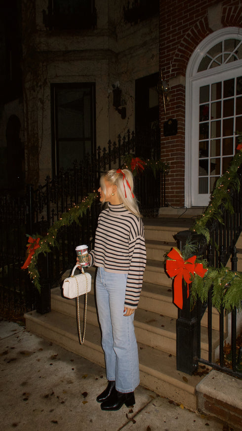 Hype Girl Striped Sweater