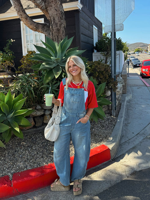 The Frankie Barrel Overalls