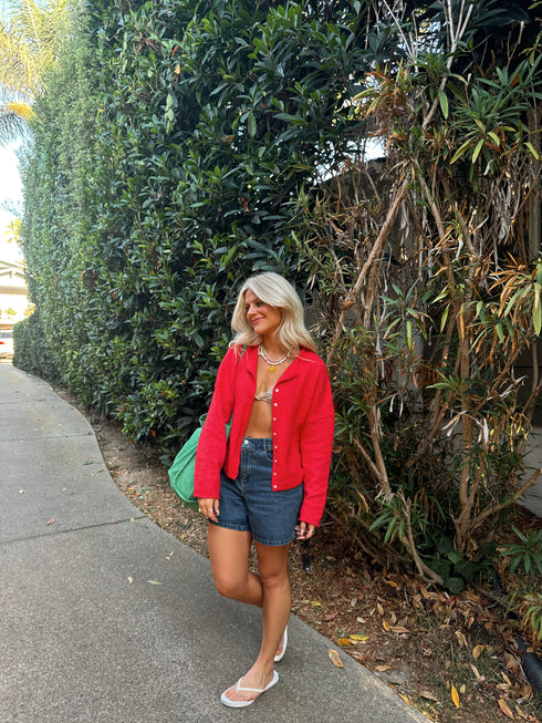 Coco Cutie Cardigan // Red *PREORDER*