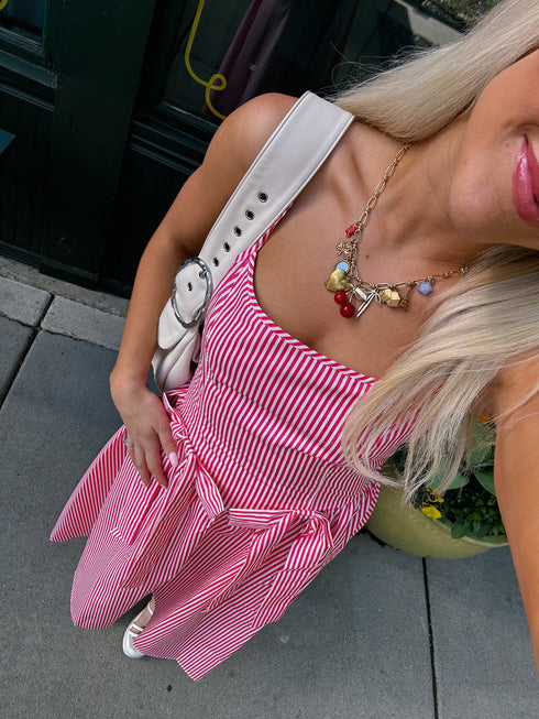 Hamptons House Midi Dress// Pink *RESTOCKED*