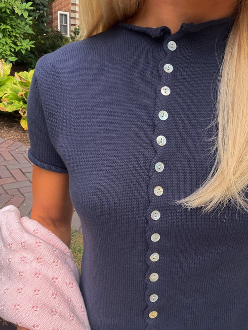 Heirloom Knit Top // Midnight