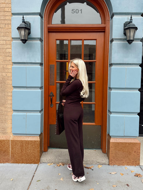 The Easy Peasy Pant // Chocolate