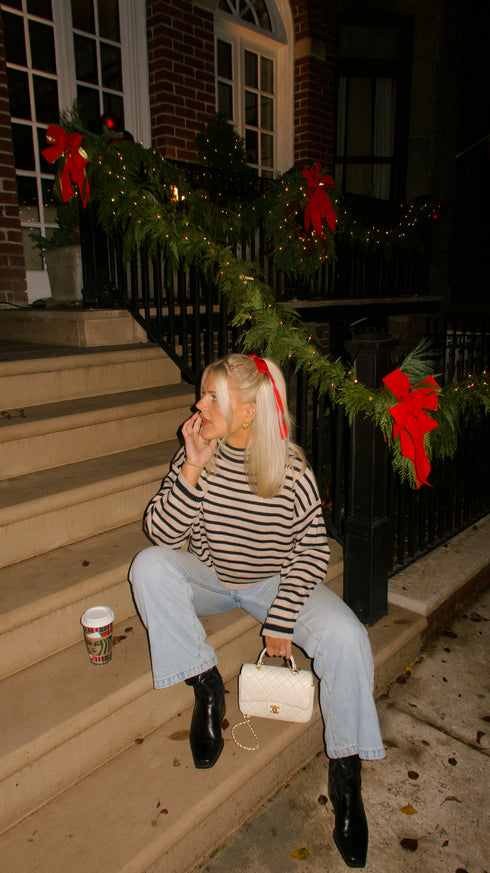 Hype Girl Striped Sweater