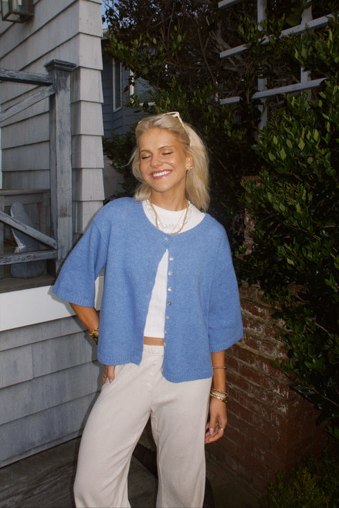 Coastal Cardigan // Ocean Blue