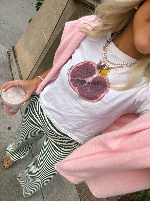 The Andie Striped Pant // Evergreen *RESTOCKED*